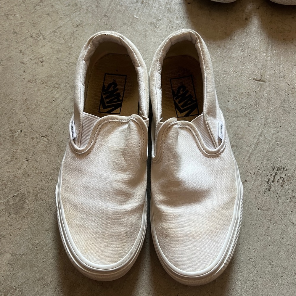White Vans size 6.5